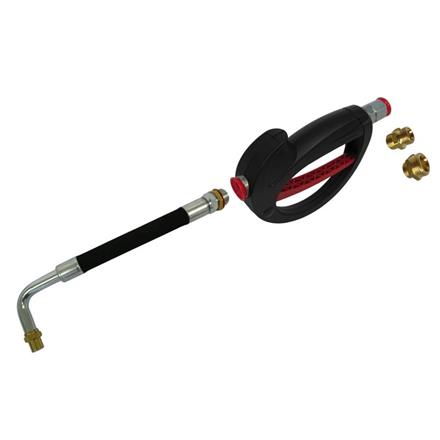 Ölfüllpistole, Auslauf Motorenöl flexibel mit Tropfschutz