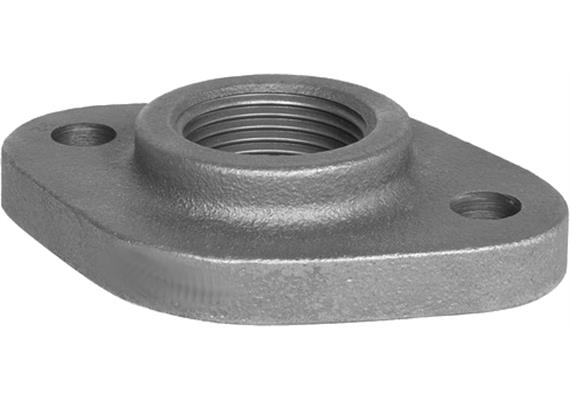 Ovalgewindeflansch 1½" Stahl DIN5435