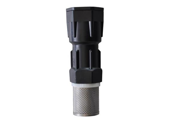 PIUSI Fussventil 1" IG aus Kunststoff mit Saugkorb aus Inox