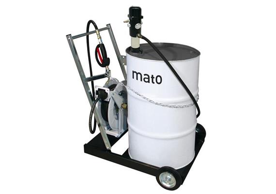 pneuMATO 3 fahrbar mit Schlauchaufroller und Ölpistole