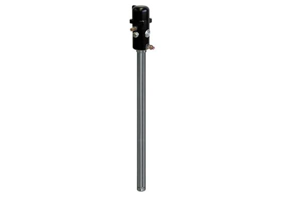 pneuMATO-fill Druckluftpumpe für 50 kg Fetteimer, Saugrohr 790 mm
