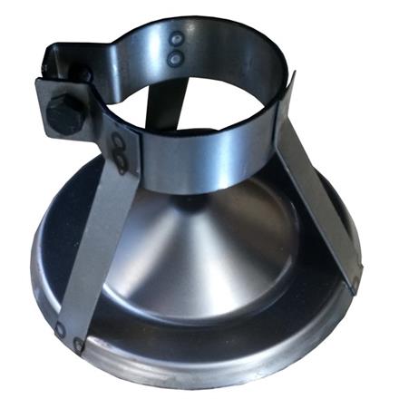 Prallteller Stahl 2" mit Stellschraube