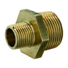 Reduziernippel Messing 1/2"x1/4"