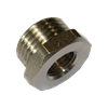 Reduziernippel Messing vernickelt 1/2" AG x 1/4" IG