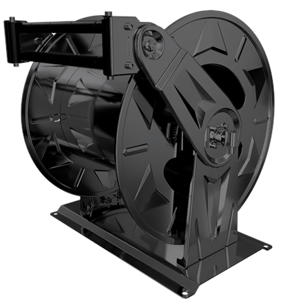Schlauchaufroller HR 6001 FE HAI Stahl lackiert RAL7016 ohne Schlauch