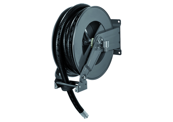 Schlauchaufroller HR1200 FE HAI RAL7016, 10 m DN20 1" AG
