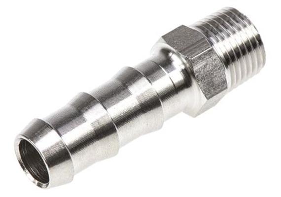 Schlauchnippel Messing vernickelt DN16 x 3/4" AG