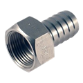 Schlauchnippel Messing vernickelt DN25 x 1" IG