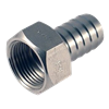 Schlauchnippel Messing vernickelt DN25 x 1" IG