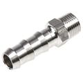 Schlauchnippel Messing vernickelt DN8 x 1/4" AG