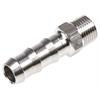 Schlauchnippel Messing vernickelt DN8 x 1/4" AG