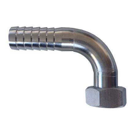 Schlauchtülle Inox gebogen DN20 x 3/4" IG zu APLR20V