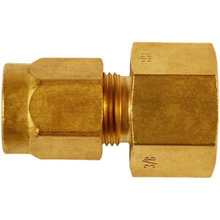 Serto-M Aufschrauberschraubungen 8 - 1/4" Messing