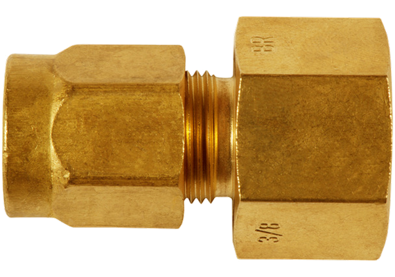 Serto-M Aufschrauberschraubungen 8 - 1/4" Messing