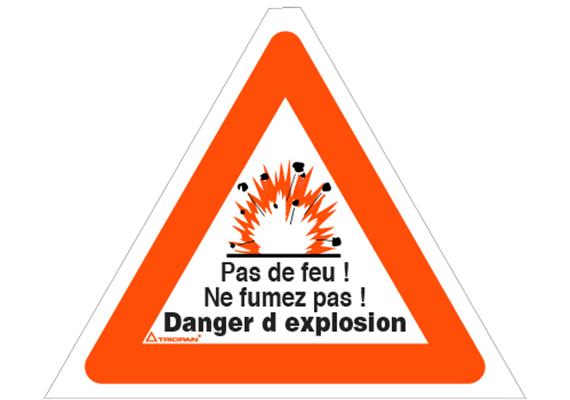 Signalhülle TRIOPAN 60 cm (DANGER D'EXPLOSION)