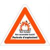 Signalhülle TRIOPAN 60 cm (PERICOLO D'ESPLOSIONI)