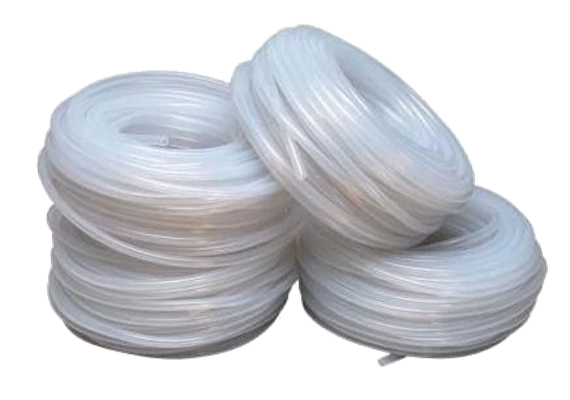 Silikon Schlauch 5x9mm, Neutral, 25m Rolle