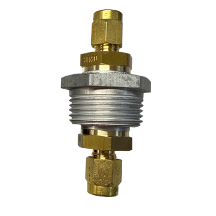 Tankanschlussverschraubung ALU 1" mit 2 Serto 6/8