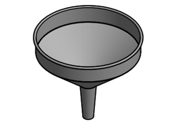Trichter Aluminium ø 400 mm