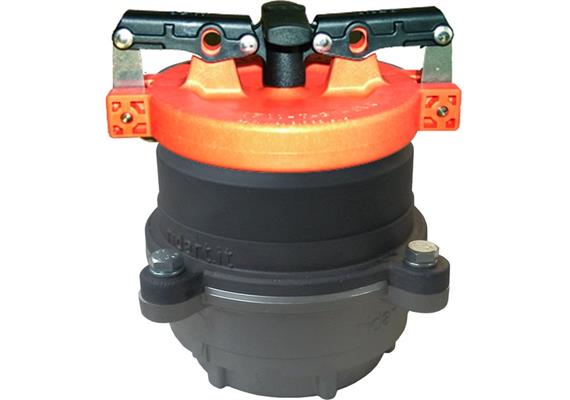 Vapor Recovery Adaptor mit Flammensperre 4" - 3" EN16852 mit Deckel, G IIB3/II G IIA