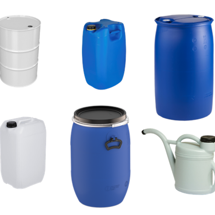 Verschidene Behälter