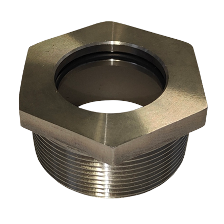 Adaptateur pour fût SS 304 avec pare vapeur EDPM - 51 mm x 2" pour série AL