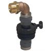 Adaptateur pour fûts 2" -courbé à 90° -R ex 1" R in. 1"