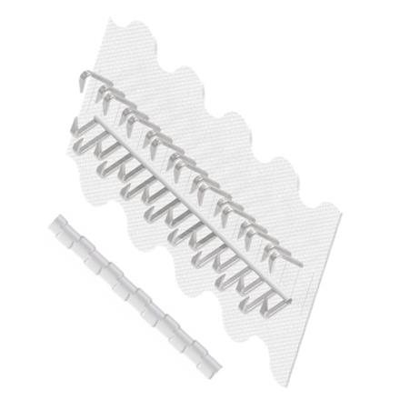 Agrafe PATCH M61.2LSW-P1/SS-100 avec tige NYN  file 0,9 x 0,5 mm en 1.4404