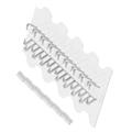 Agrafe PATCH M61.2LSW-P1/SS-48 avec tige NYN  file 0,9 x 0,5 mm en 1.4404