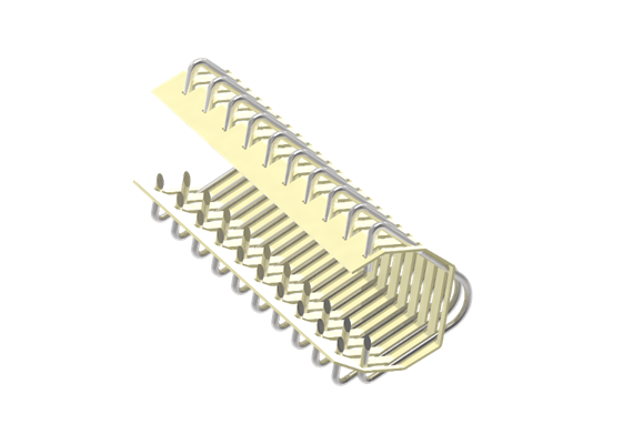 Agrafe R22SP-SS-300-12 - fil ø 1,0 mm en 1.4404 (SS)