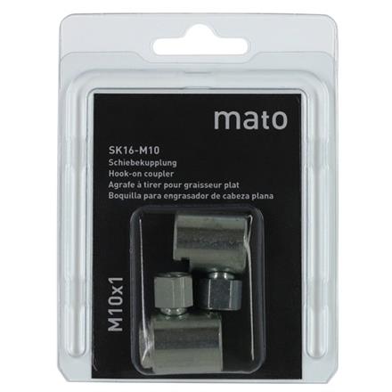 Agrafes à tirer SK-16M10 SB, M10x1 pour graisseurs plats ø 16 mm en blister - UE 2 pcs.