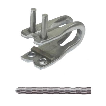 Agrafes H24 BS  8 barrettes d' grafes + 4 tiges T2F