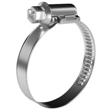 Bride acier inoxydable 22-30 mm