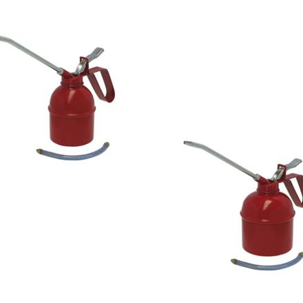 Burette à huile en métal