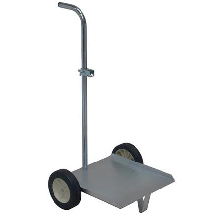 Chariot pour récipients de 25 à 60 l, avec dispositif de fixation des fûts