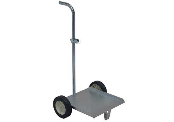 Chariot pour récipients de 25 à 60 l, avec dispositif de fixation des fûts