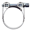 Collier de serrage 20 mm à boulon, 47 - 51 mm, 1.4016 (W2)