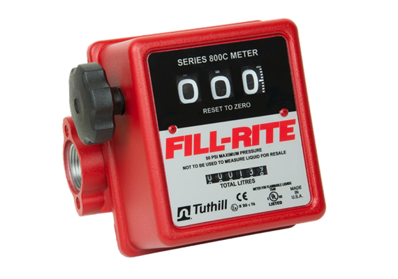 Compteur 807CL1X418 Fill-Rite, 1" femelle, pour diesel, essence, kérosène