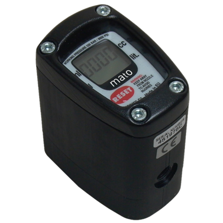 Compteur de graisse DIGIMET E5 en ligne 1/8" femelle, affichage l/ml