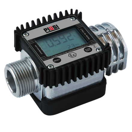 Compteur K24 ATEX 1" femelle/mâle pour diesel, essence et kérosène