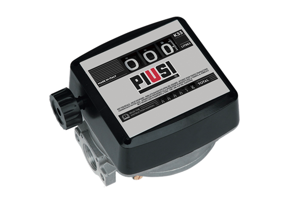 Compteur K33-A, entrée et sortie horizontalement