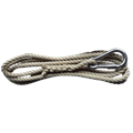 Corde de levage et de sécurité 5 m, ø 10 mm PP, boucle des deux côtés, 1 mousqueton