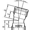Coude 15° GF Fittings N° 54 galvanisé 1½" | Bild 2