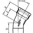 Coude 30° GF Fittings N° 50 galvanisé 2" | Bild 2