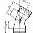 Coude 30° GF Fittings N° 51 galvanisé 1" | Bild 2