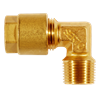 Coude mâle Serto 6 - 1/4" en laiton