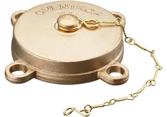 Couvercle 2 ¾" avec chainette en laiton