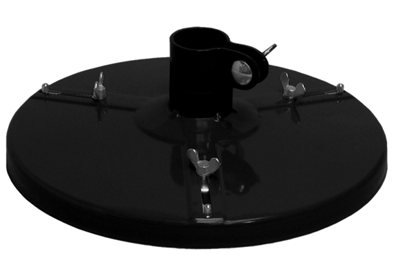 Couvercle de centrage D10-15 - ø 308 mm pour seau ø-ext. 225-295 mm