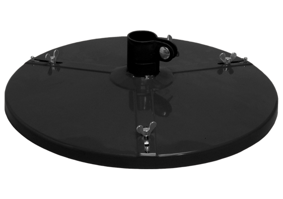 Couvercle de centrage D50 - ø 433 mm pour seau ø-ext. 350-420 mm