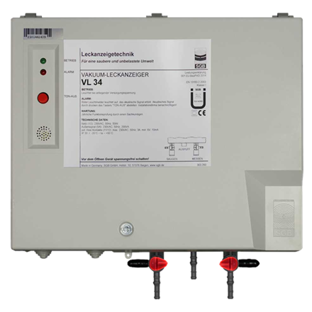 Détecteur de fuite SGB VL34, 230V, IP30, raccord de tuyau S4+S6